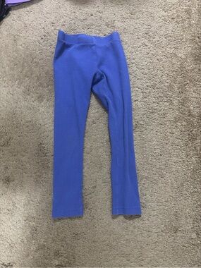 Polo by Ralph Lauren Girls' Royal Blue Ribbed Leggings